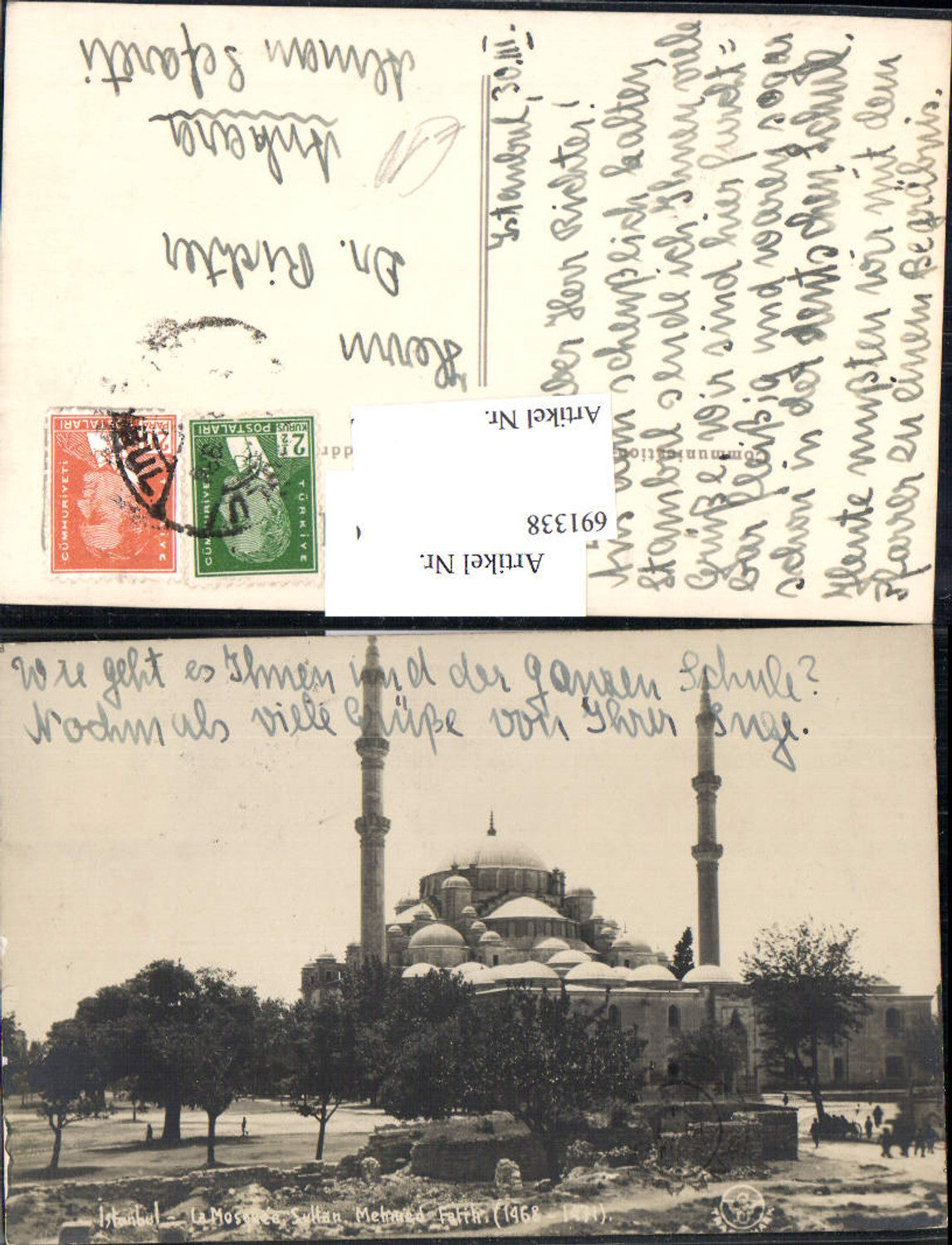Alte Ansichtskarte – Old Postcard