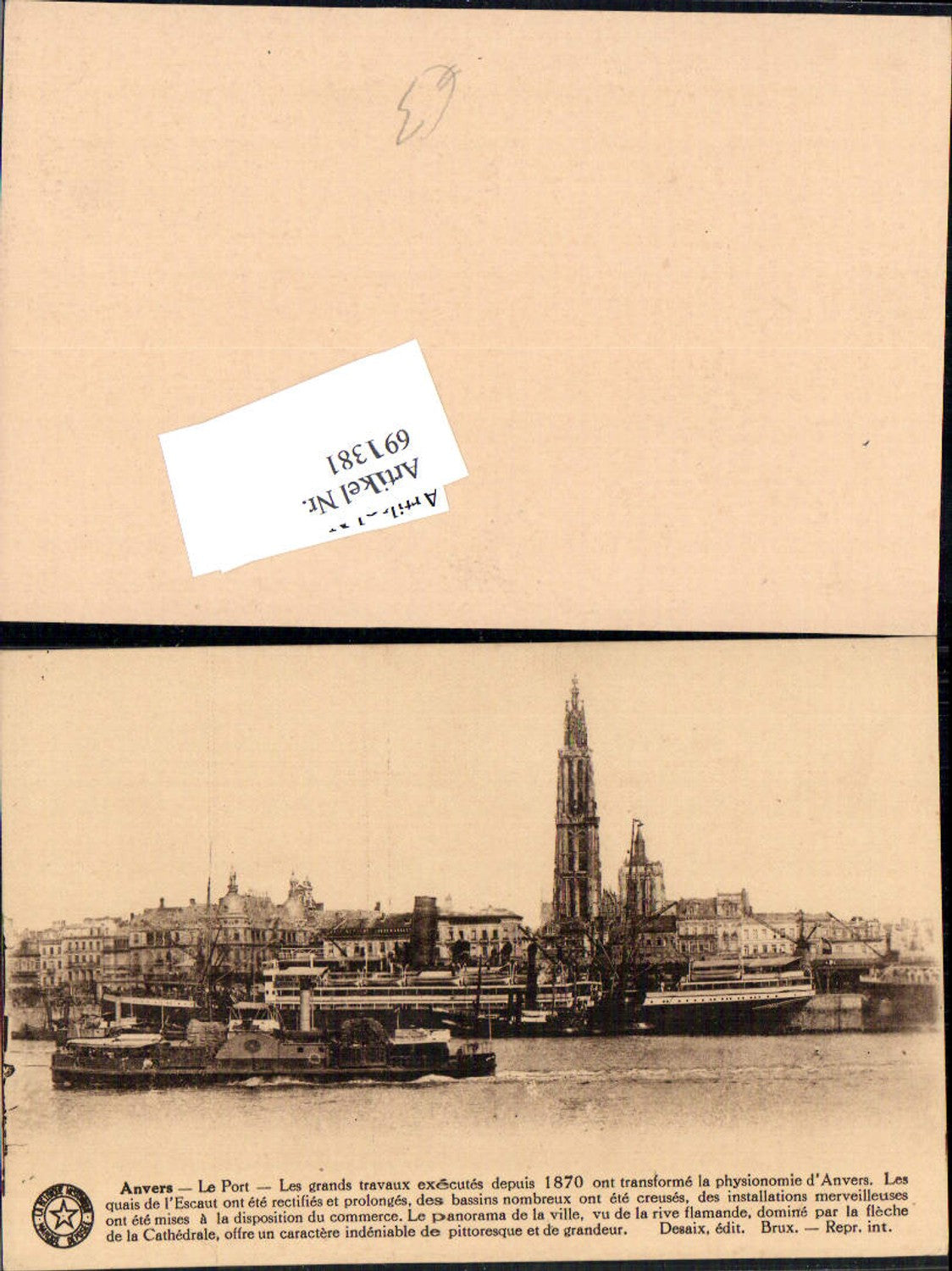 691381 Belgium Anvers Antwerpen Port Hafen Schiff
