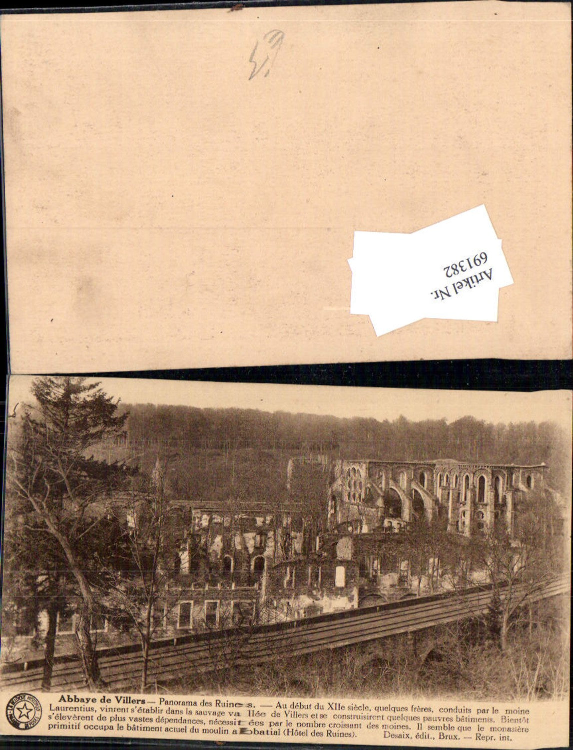 691382 Belgium Abbaye de Villers  Brücke