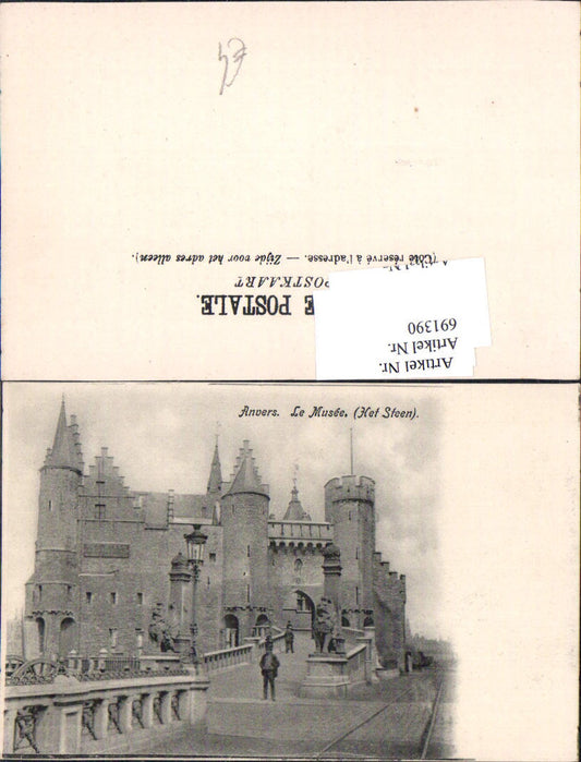 691390 Belgium Anvers Antwerpen Le Musee Het Steen