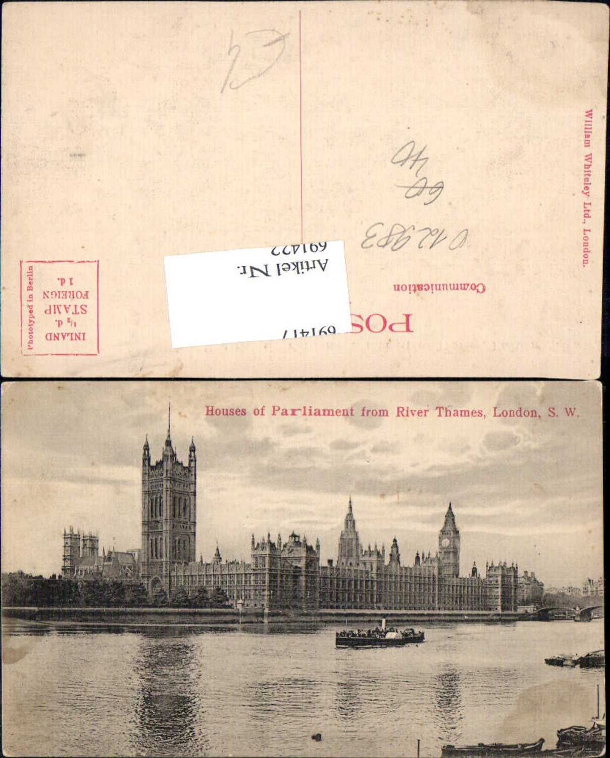 Alte Ansichtskarte – Old Postcard