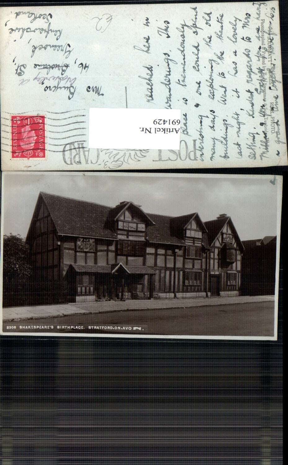 Alte Ansichtskarte – Old Postcard