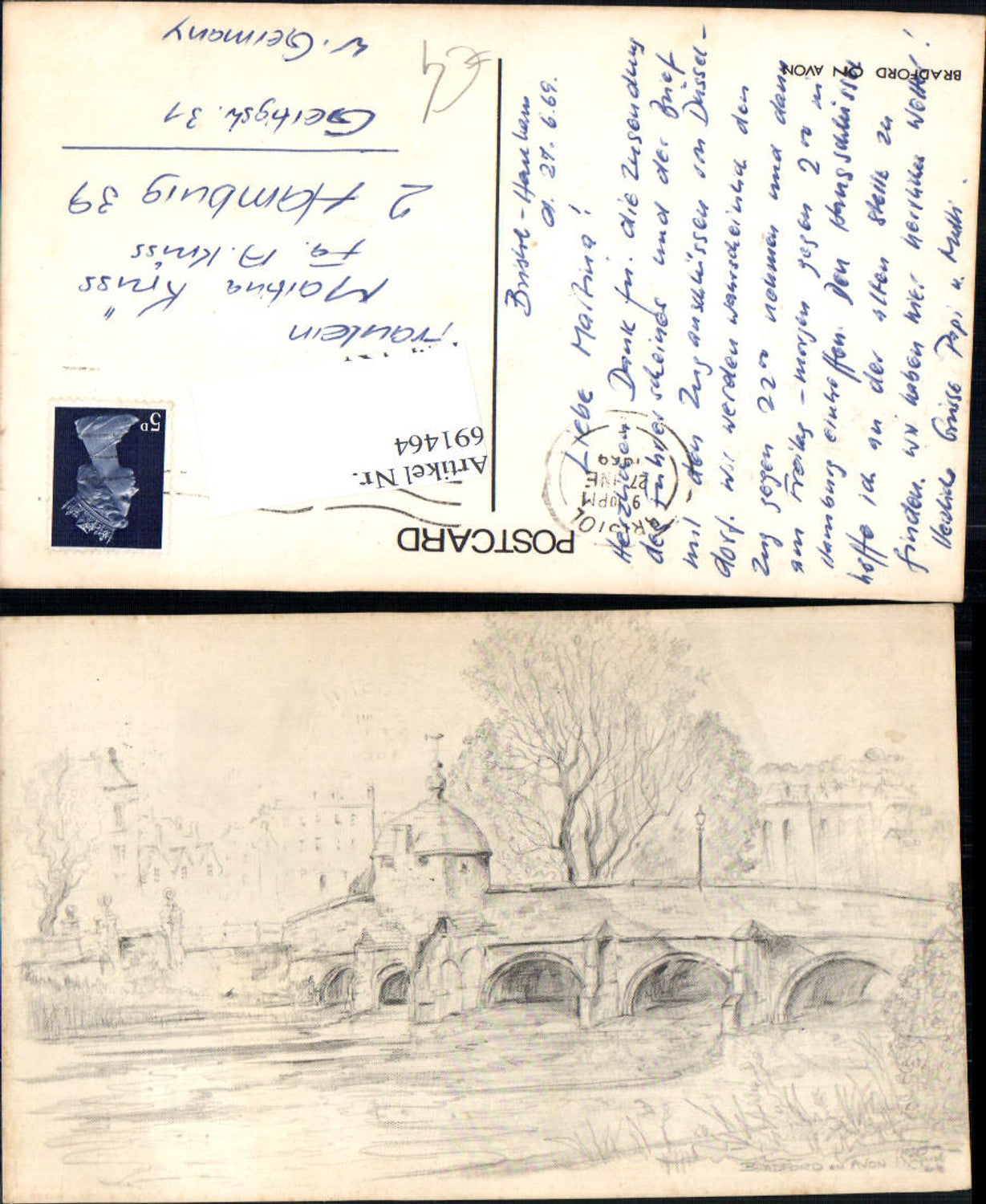 Alte Ansichtskarte – Old Postcard