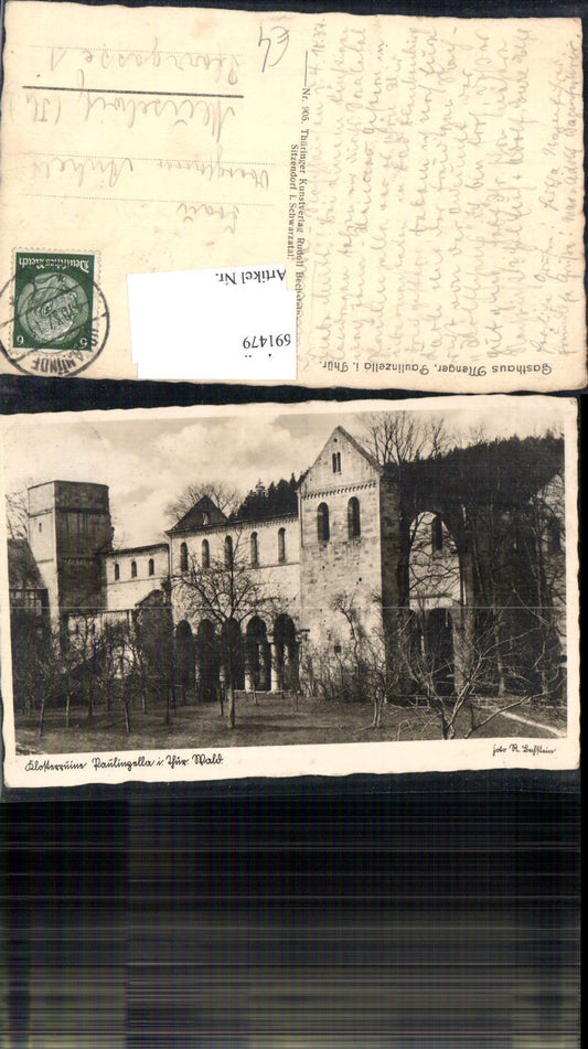 691479 Klosterruine Paulinzella im Thüringer Wald