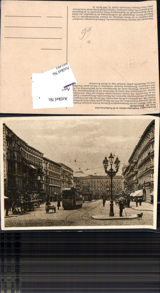 691493 Berlin Kreuzberg Hasenheide Straßenbahn