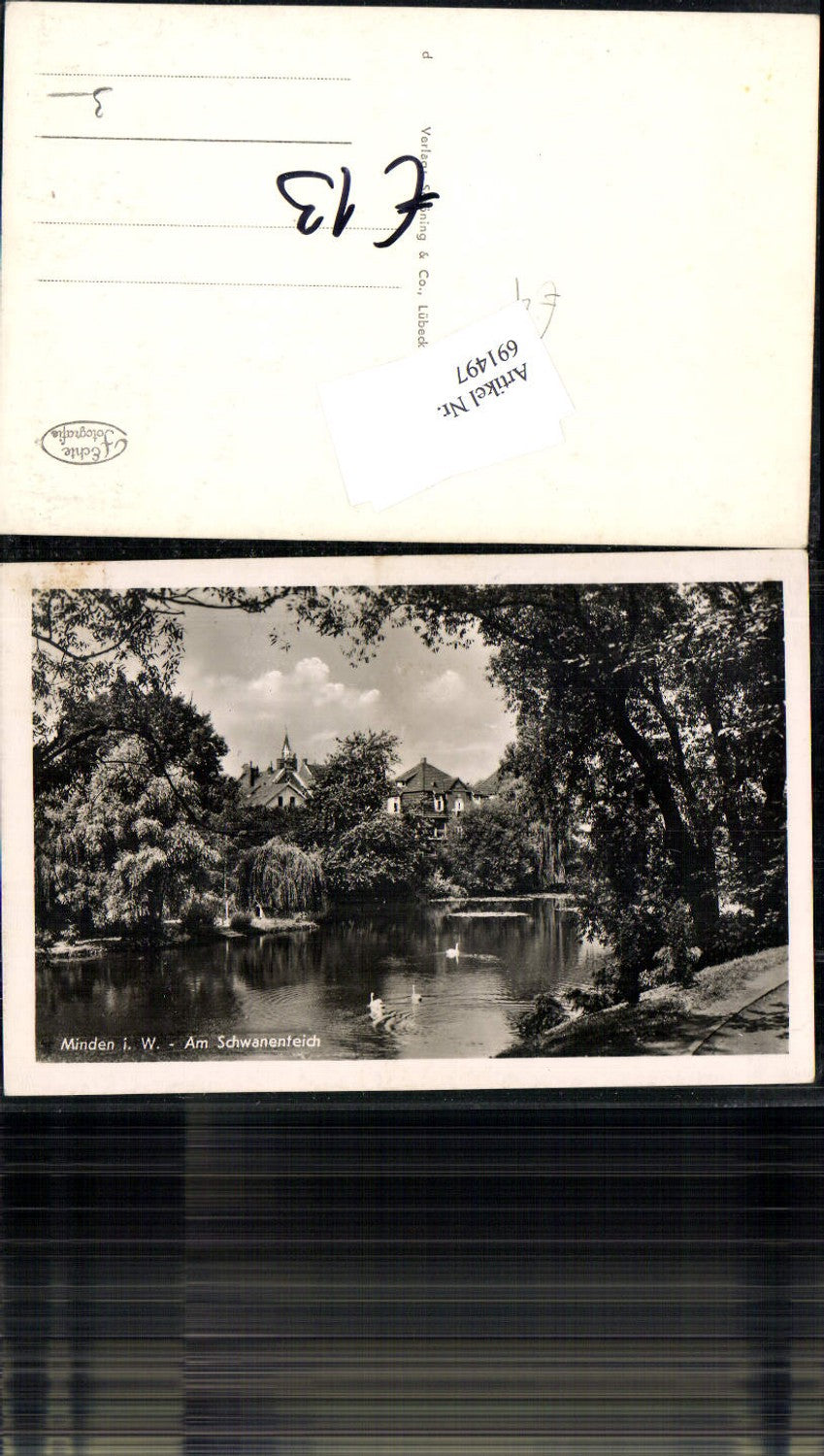 691497 Minden in Westphalia Swan Pond Swan