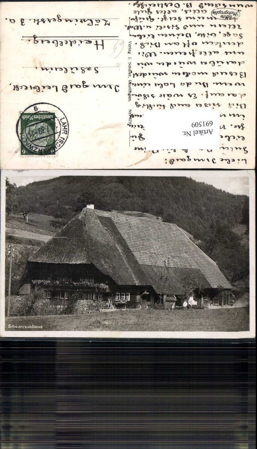 691509 Schwarzwaldhaus Schwarzwald Freiburg Hochschwarzwald Lahr n. Heidelberg Irmgard Leibrecht