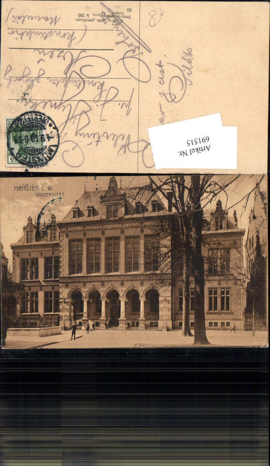 691515 Münster in Westfalen Universität Partie 1910