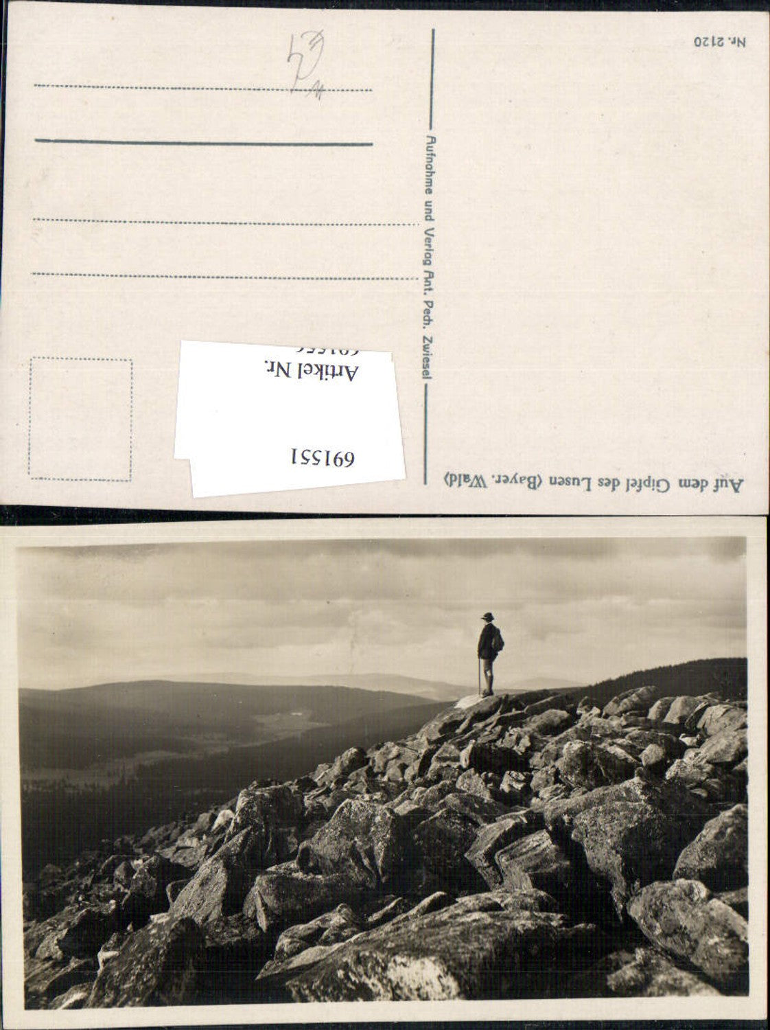 691551 Gipfel des Lusen Bayerischer Wald Neuschönau Böhmerwald Freyung Grafenau