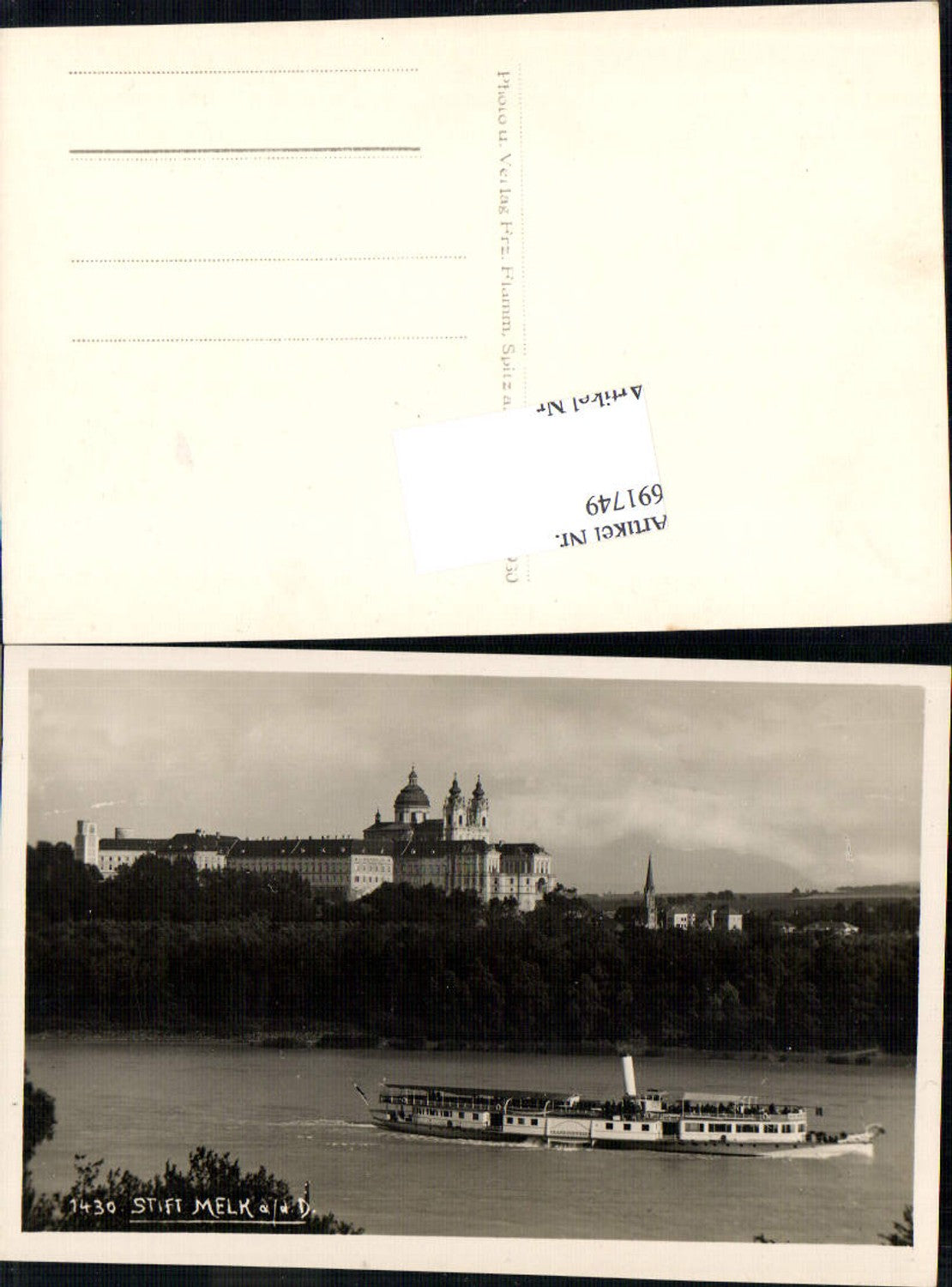 691749 Melk an der Donau Dampfer Franz Schubert Schiff