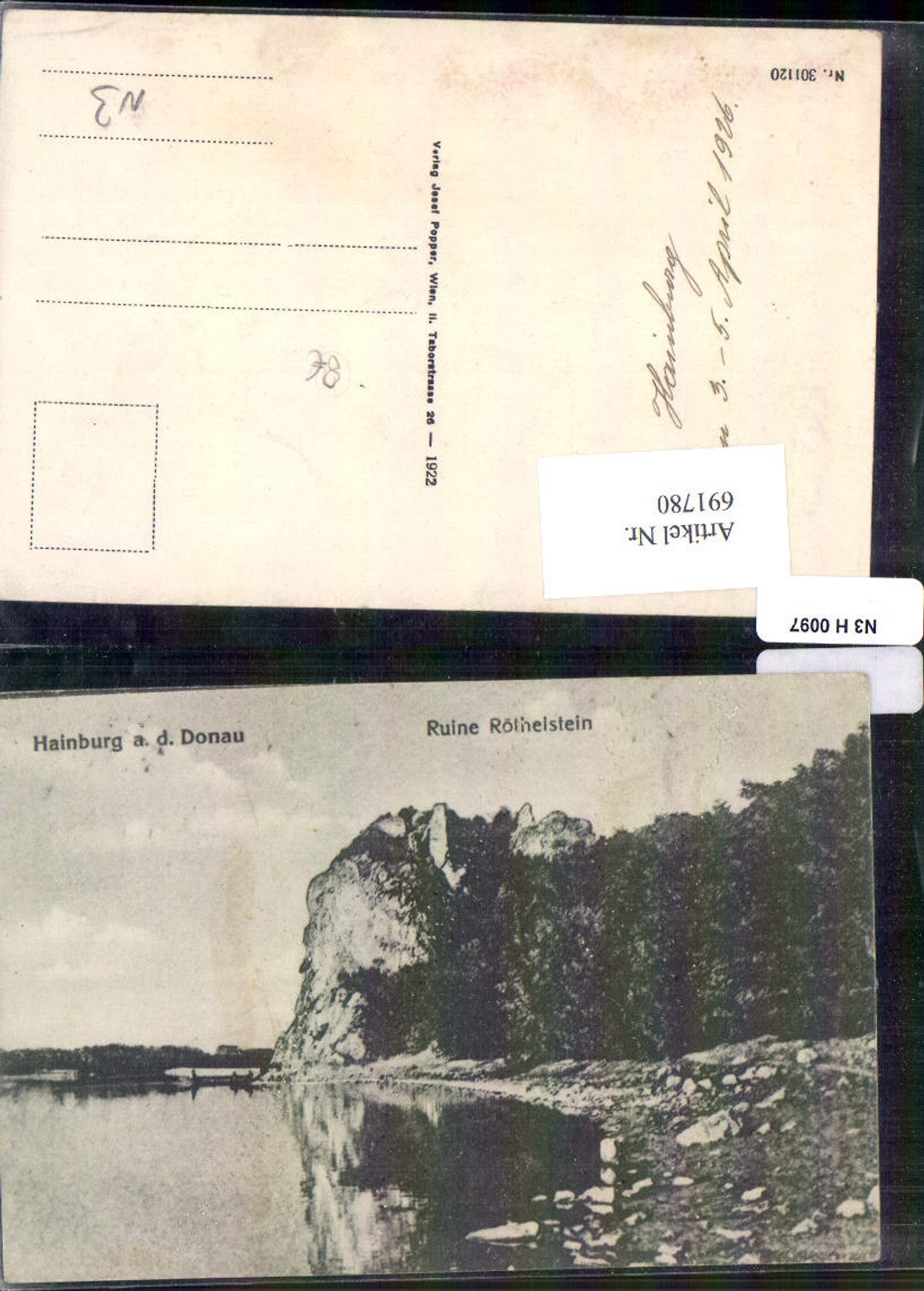 691780 Hainburg an der Donau Ruine Röthelstein