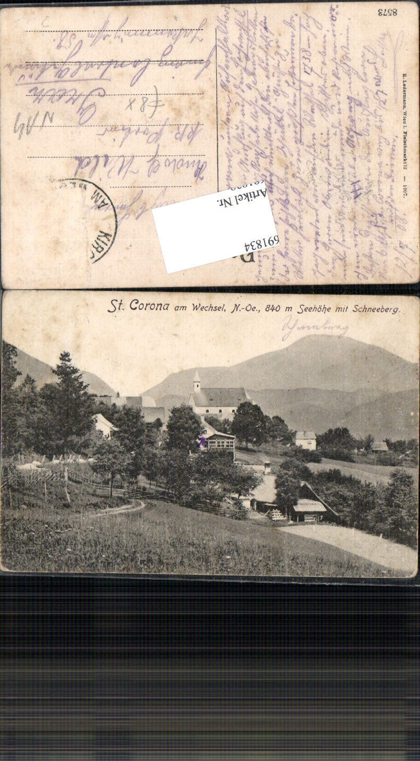 691834 St. Corona near Kirchberg am Wechsel