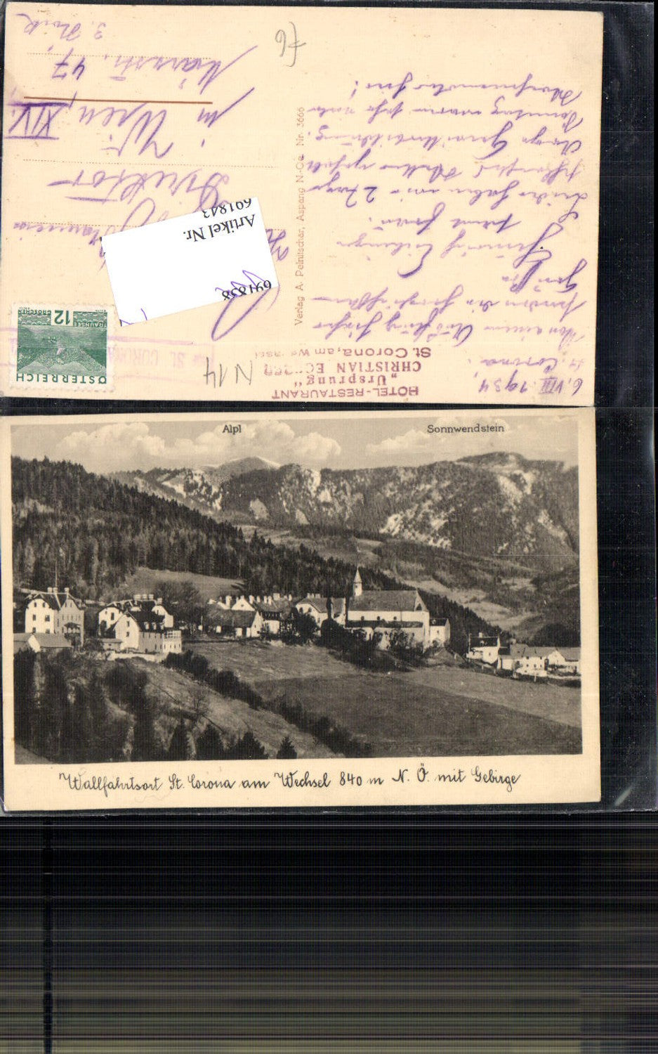 691843 St. Corona bei Kirchberg am Wechsel