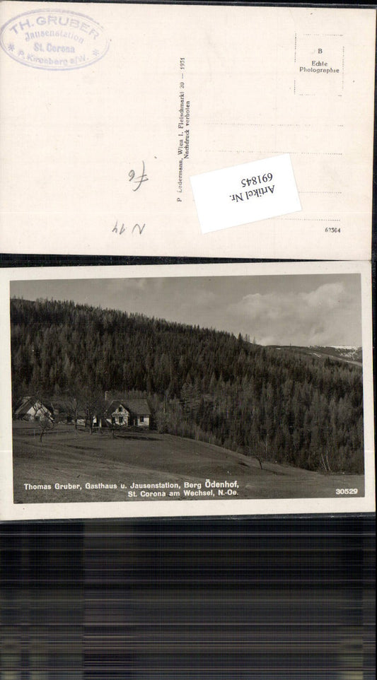 691845 St. Corona bei Kirchberg am Wechsel Ödenhof Gasthaus