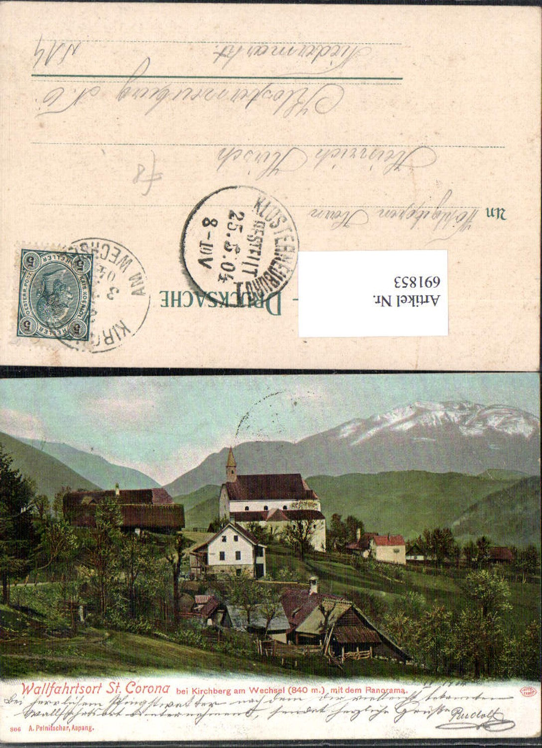 691853 St. Corona bei Kirchberg am Wechsel