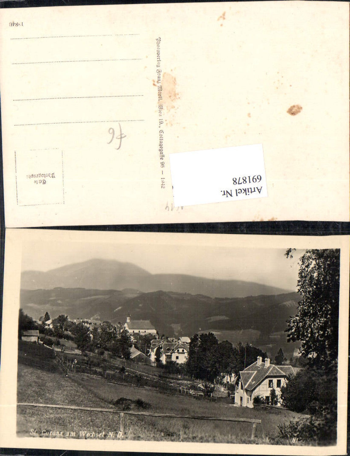 691878 St. Corona bei Kirchberg am Wechsel