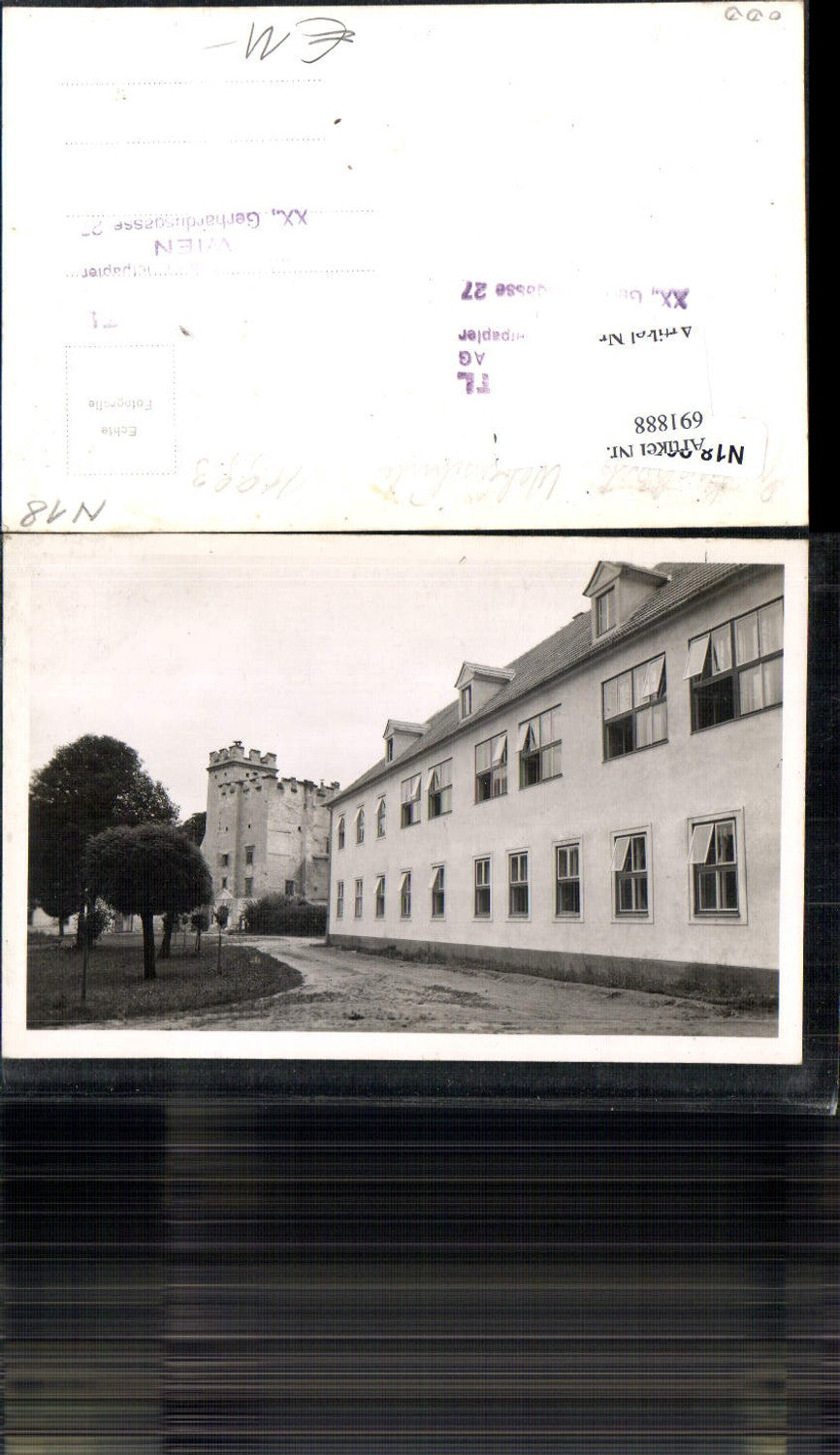 691888 tolle AK Groß-Siegharts Weberschule