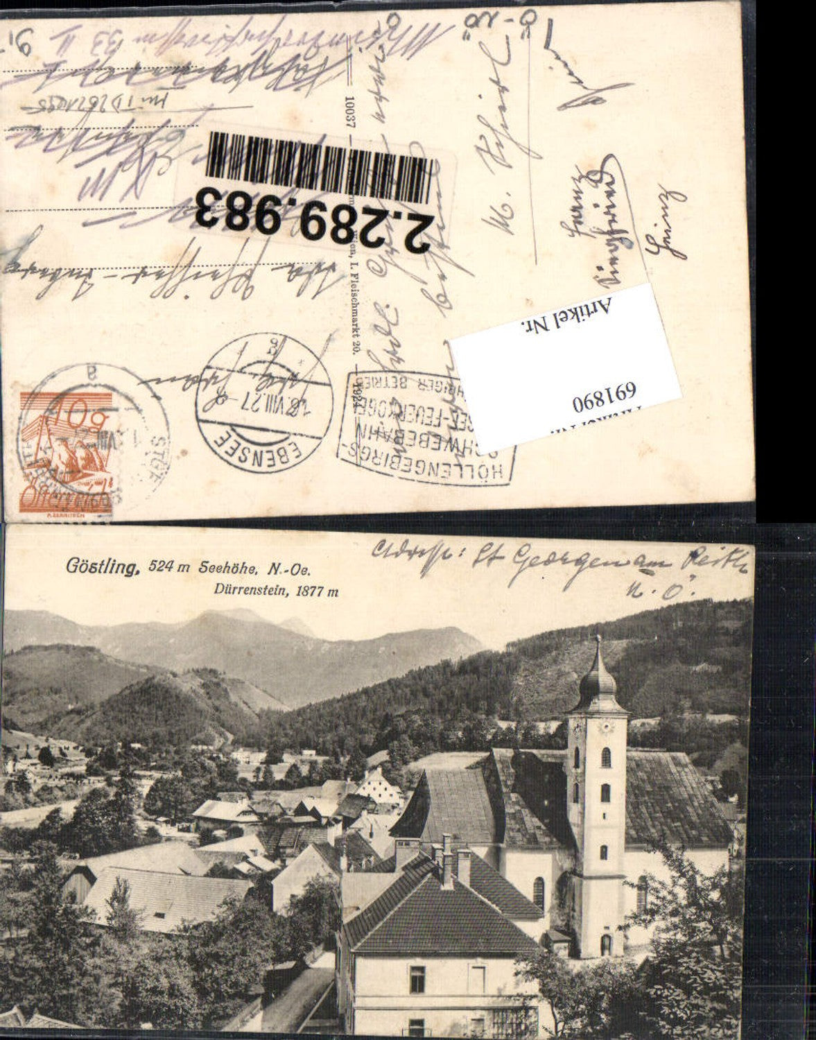 691890 Göstling Dürrenstein Kirche