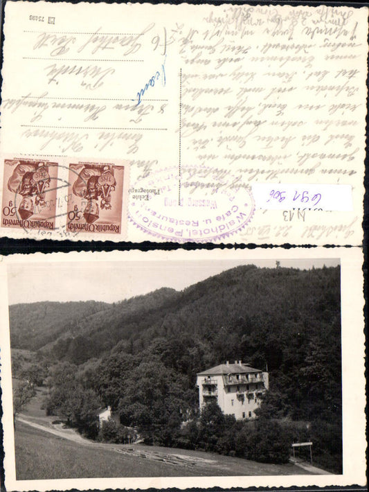 691906 Giesshübl b. Mödling Waldhotel Pension Hinterbrühl Wassergspreng