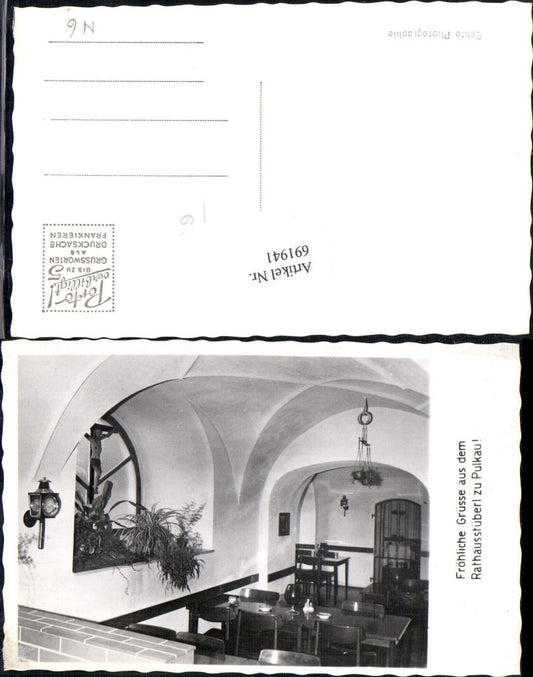 691941 Foto-AK Pulkau bei Horn Rathausstüberl