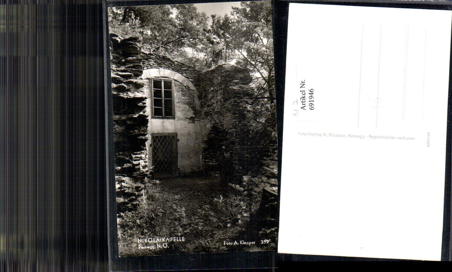 691946 Pernegg bei Horn Nikolaikapelle