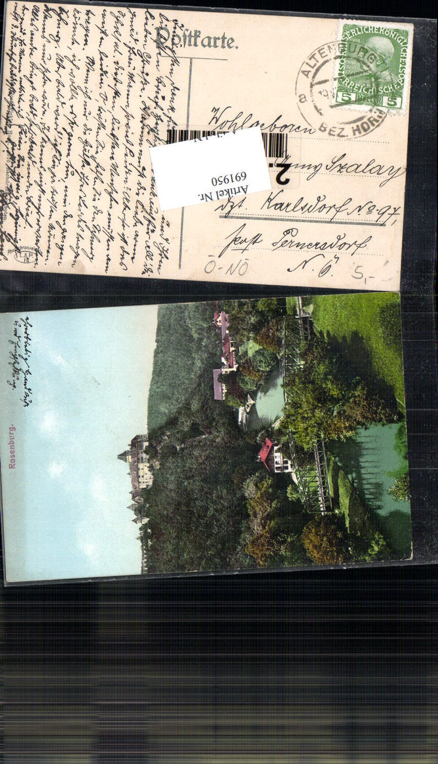 691950 Rosenburg am Kamp Mold Brücke