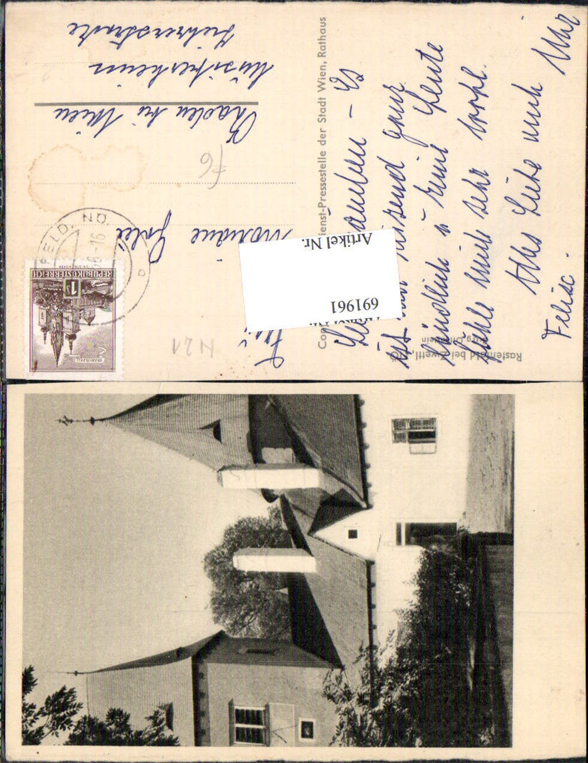 Alte Ansichtskarte – Old Postcard