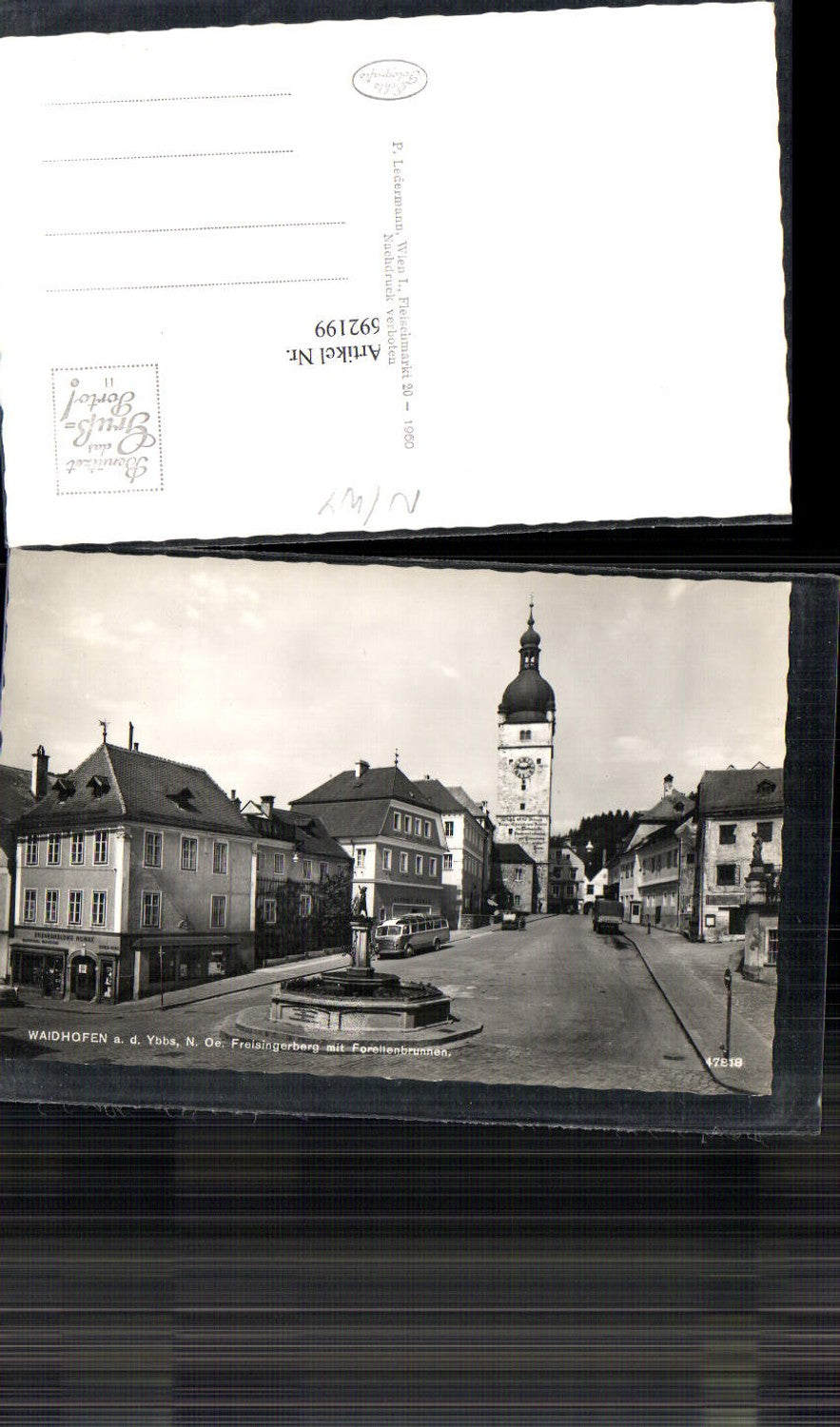 692199 Waidhofen an der Ybbs Freisingerberg Bus Autobus Postbus