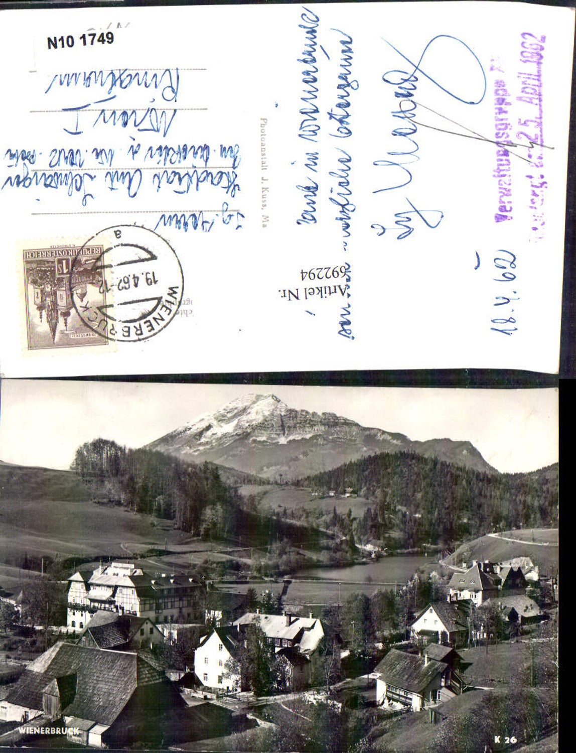 692294 Wienerbruck am Ötscher Puchenstuben