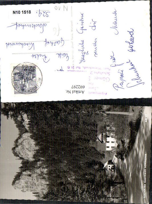 692297 Tormäuer Gasthaus Sommer Trübenbach Wienerbruck Puchenstuben