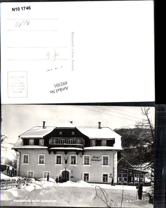 692301 Wienerbruck am Ötscher Puchenstuben Hotel Gamsjäger