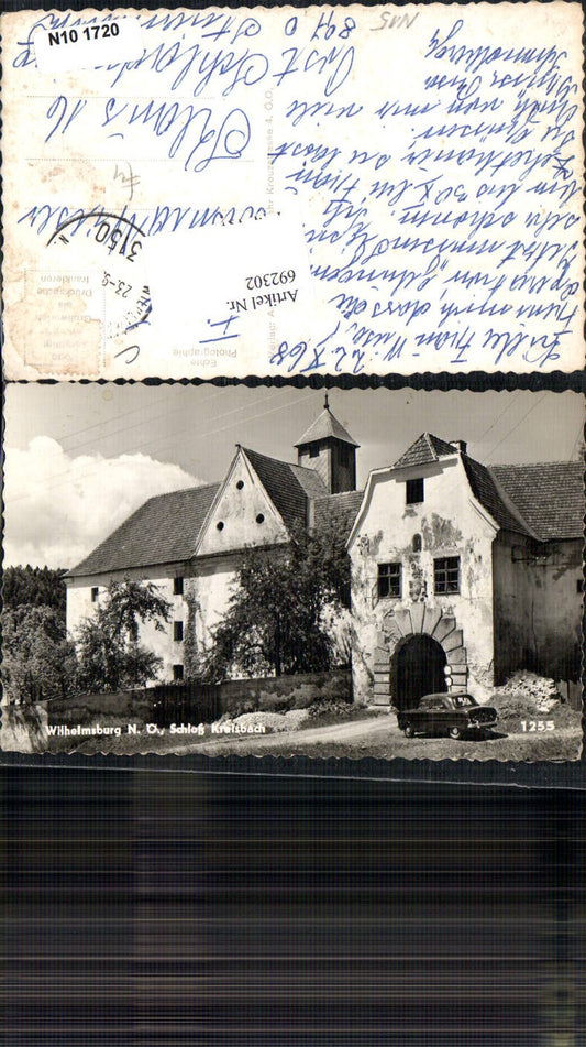 692302 Wilhelmsburg Schloss Kreisbach Oldtimer