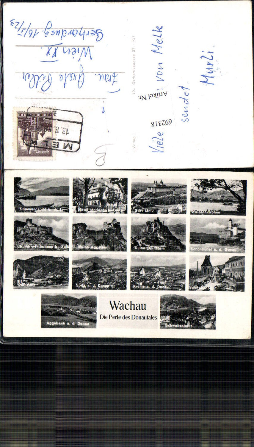 692318 Wachau Hinterhaus Spitz Schwallenbach Aggstein Weissenkirchen Dürnstein