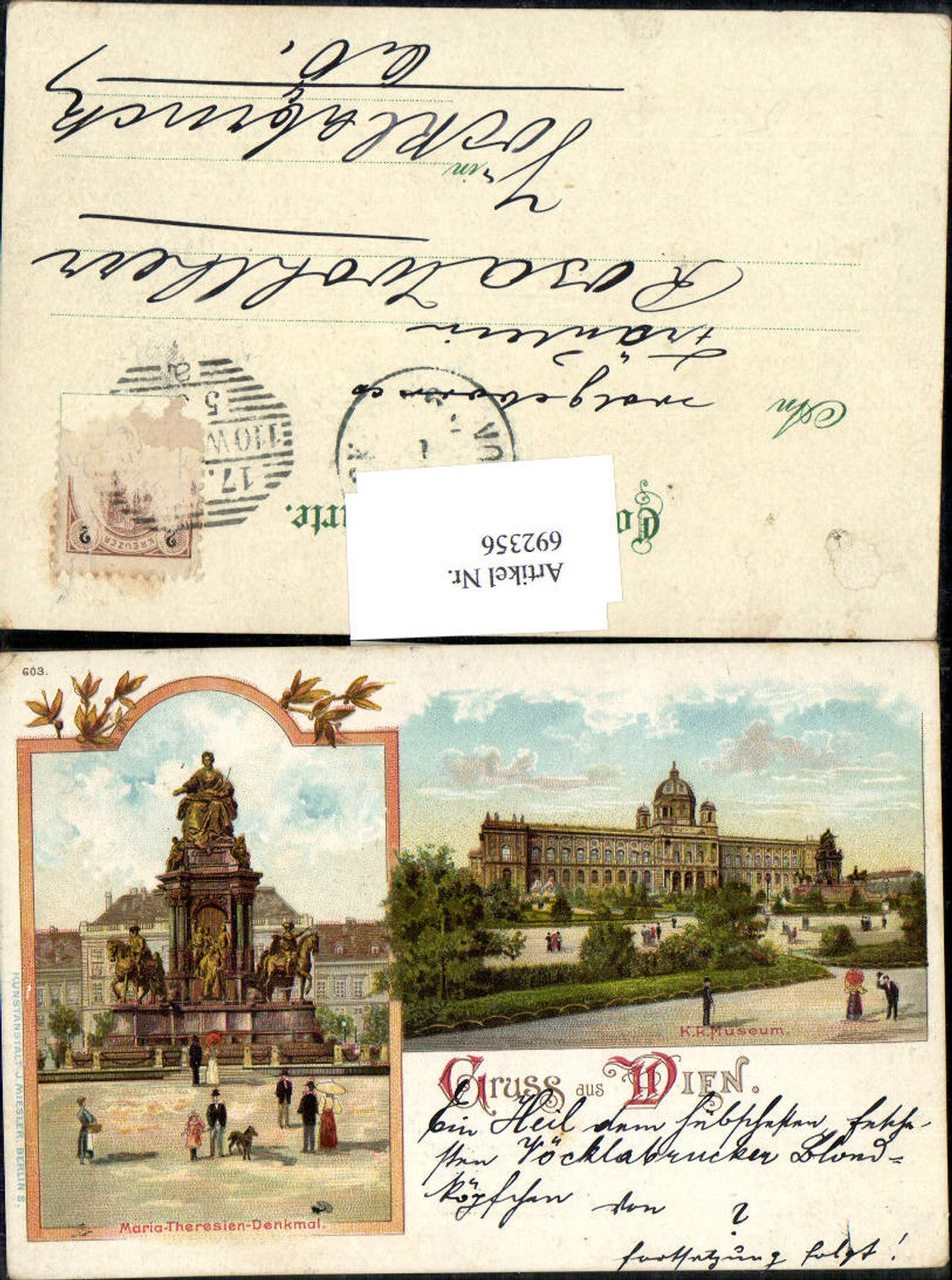 Alte Ansichtskarte – Old Postcard