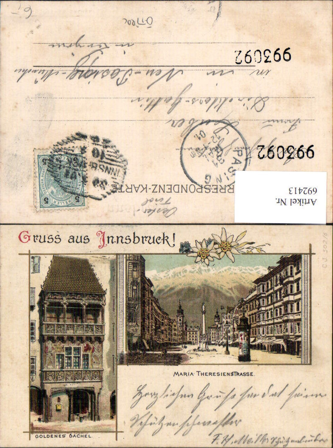 Alte Ansichtskarte – Old Postcard
