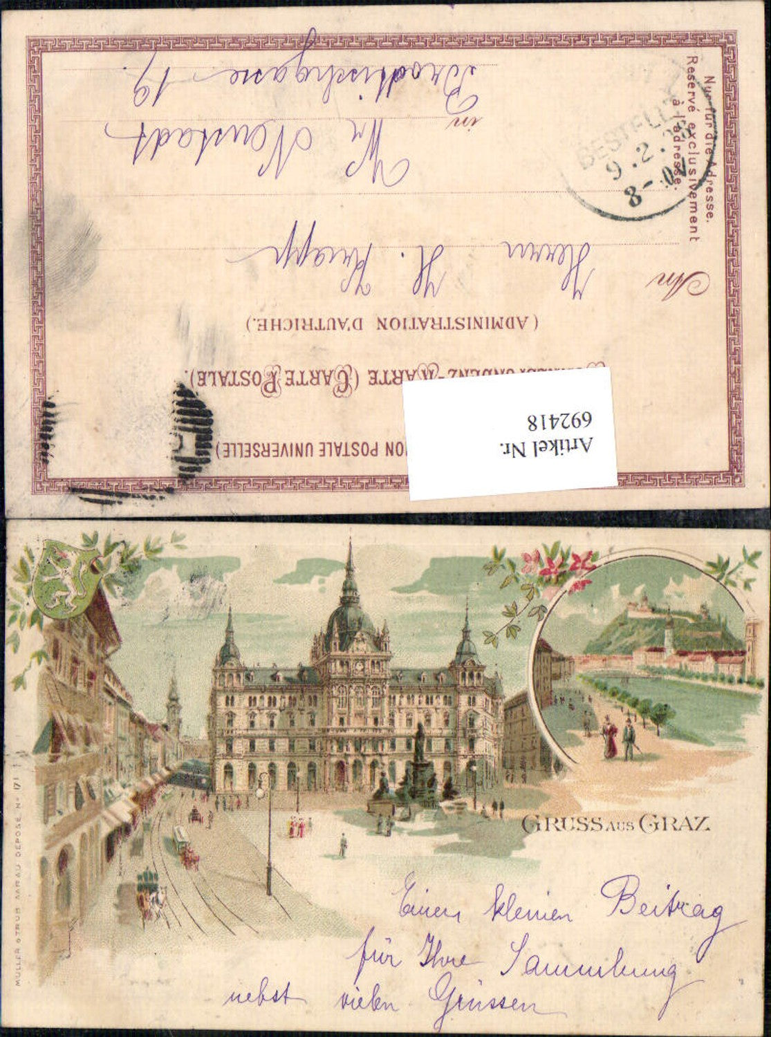Alte Ansichtskarte – Old Postcard