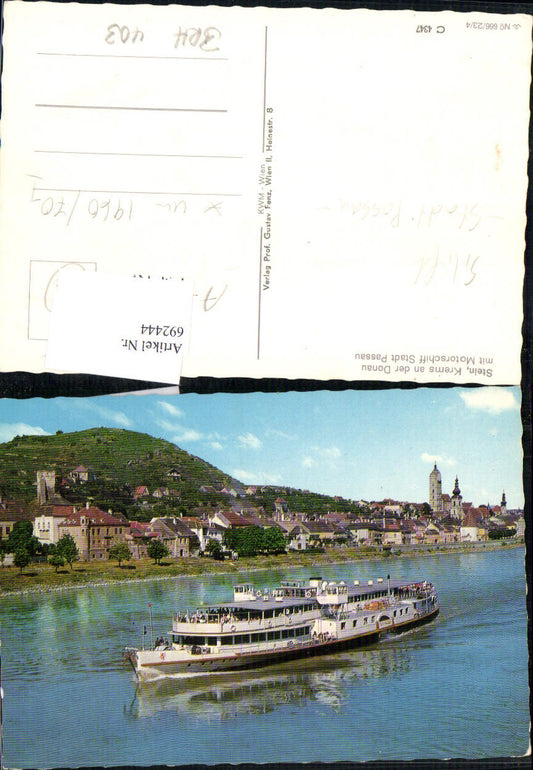 692444 Stein an der Donau bei Krems Dampfer