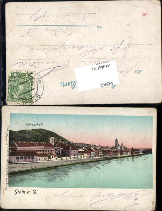 692462 Stein an der Donau bei Krems Volksschule