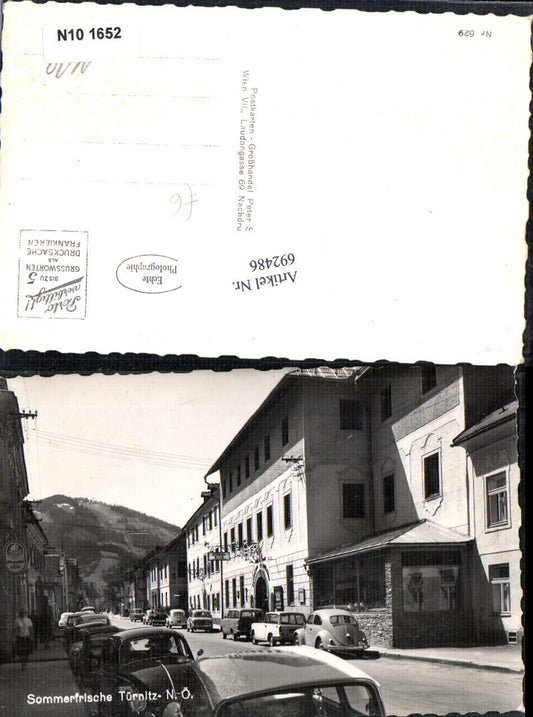 692486 Türnitz Straßenansicht VW Käfer Gasthaus