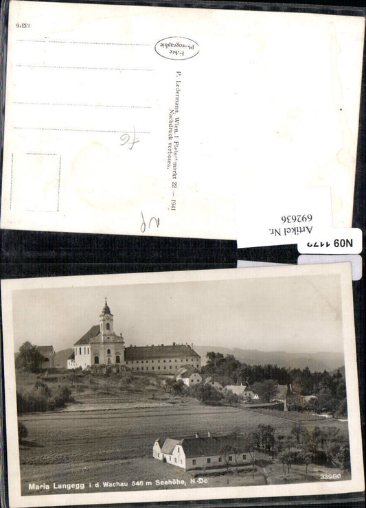 692636 Maria Langegg Bergern im Dunkelsteinerwald Wachau
