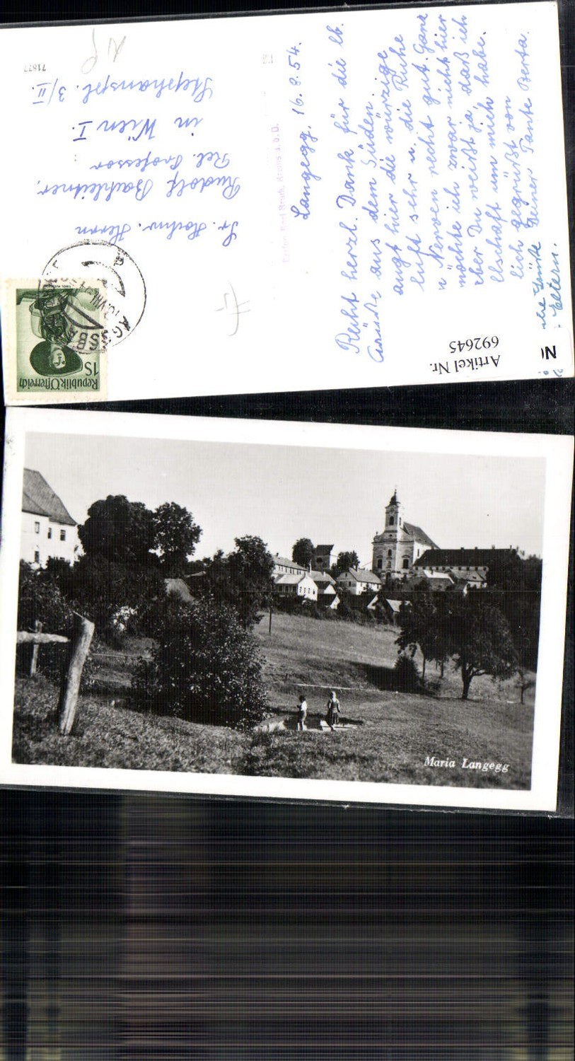 692645 Maria Langegg Bergern im Dunkelsteinerwald Wachau
