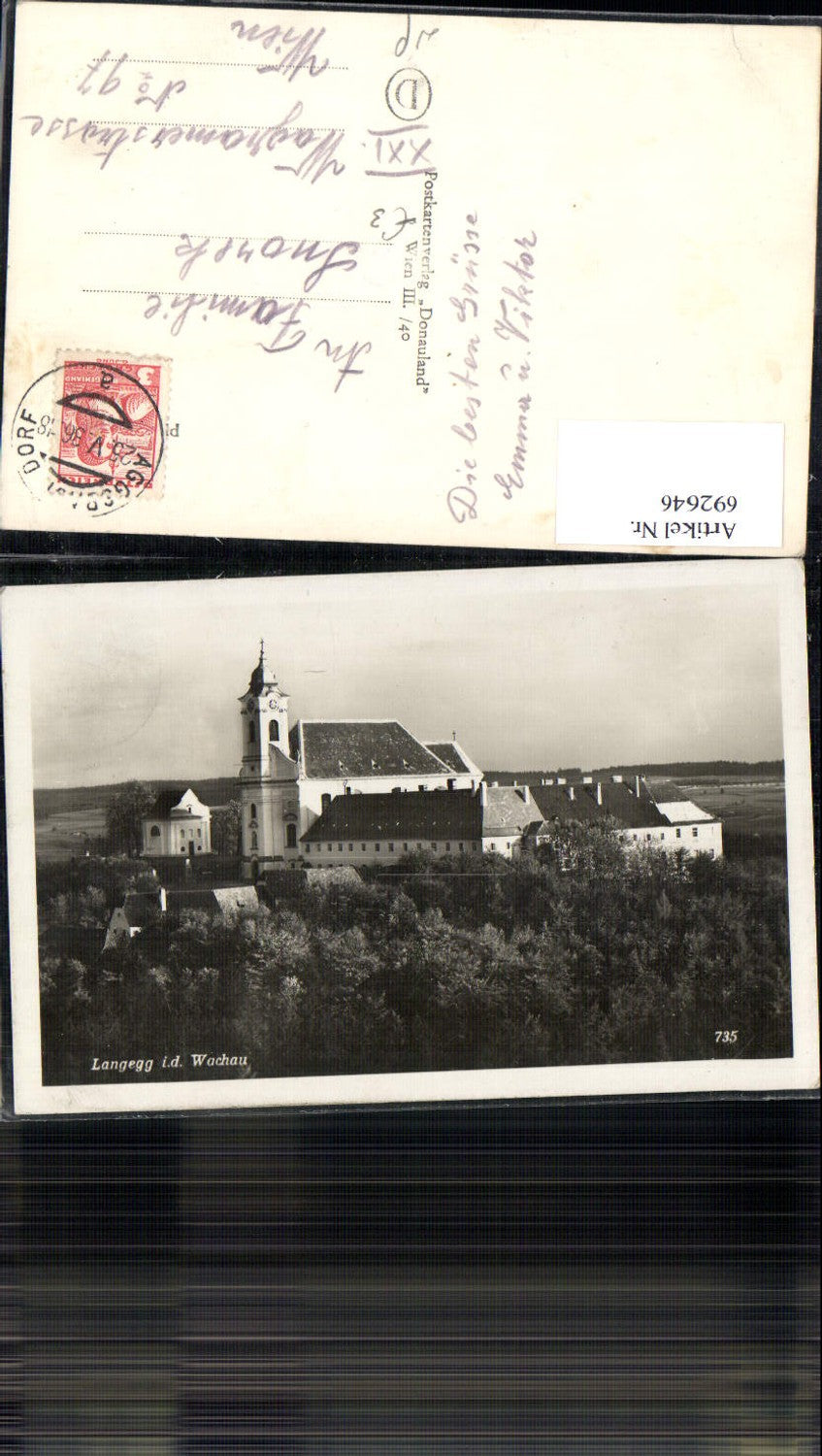 692646 Maria Langegg Bergern im Dunkelsteinerwald Wachau