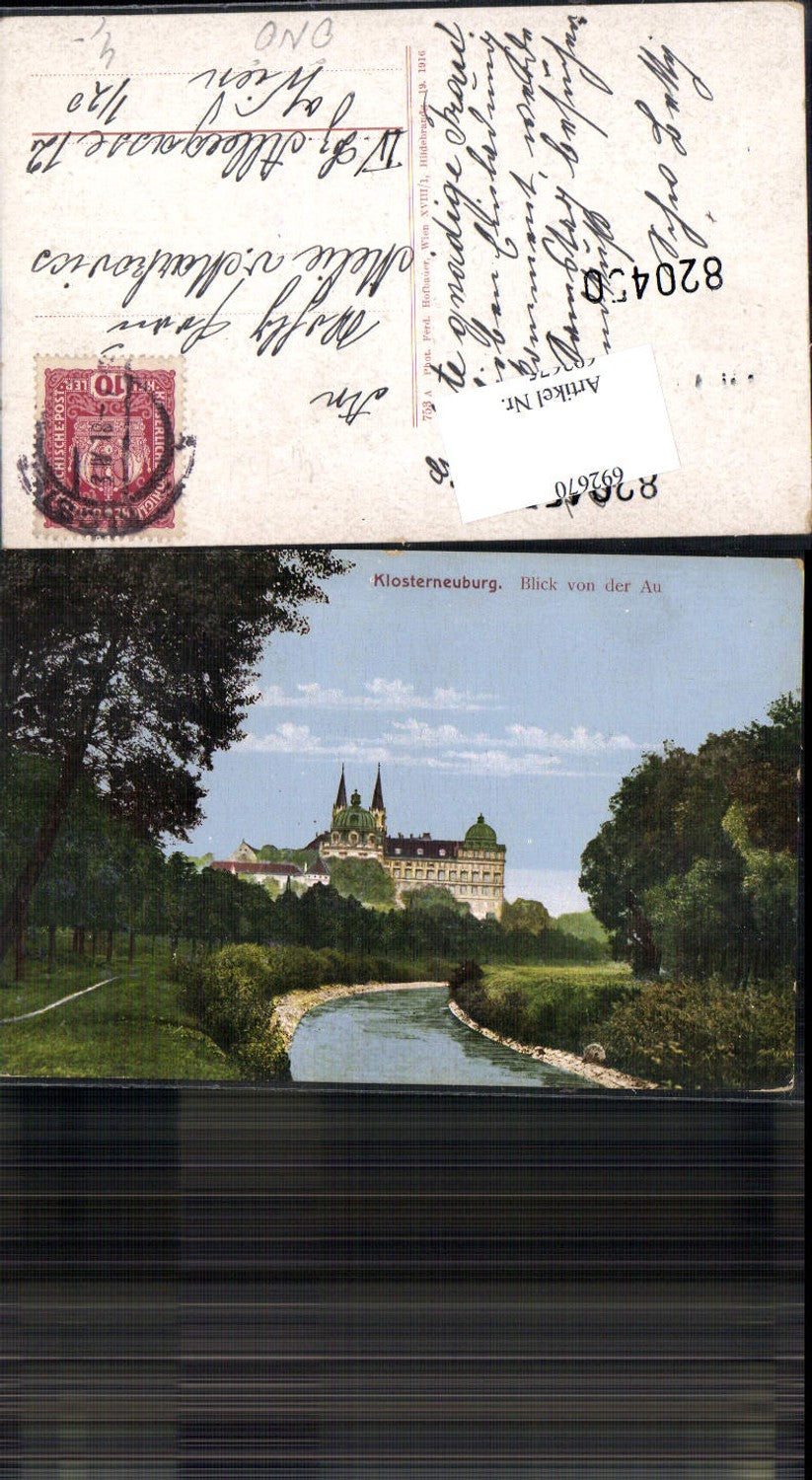 692670 Klosterneuburg Blick von der Au