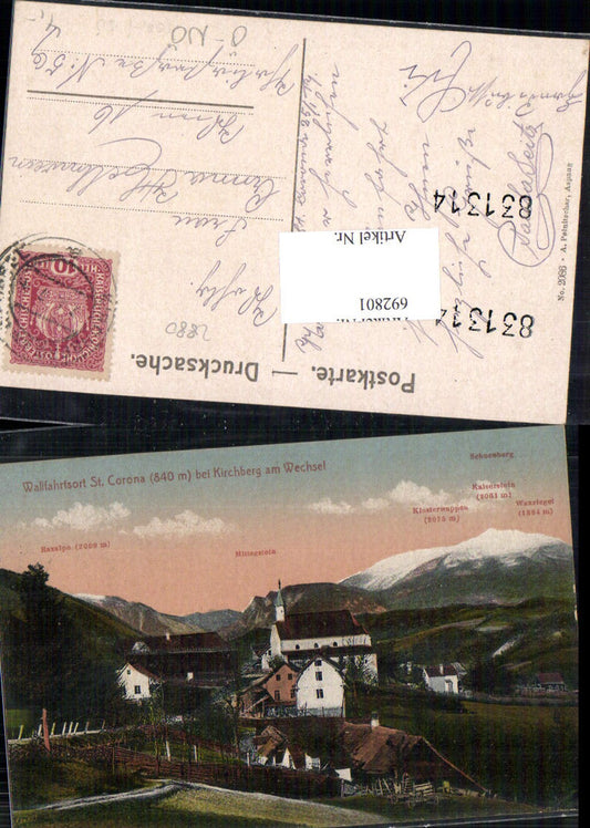 692801 St. Corona bei Kirchberg am Wechsel