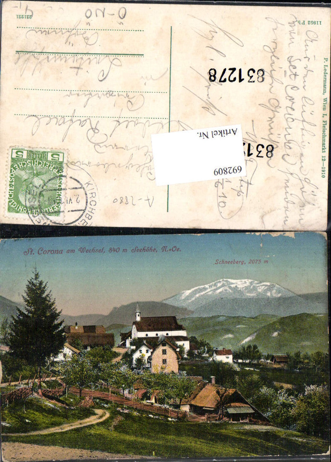 692809 St. Corona bei Kirchberg am Wechsel