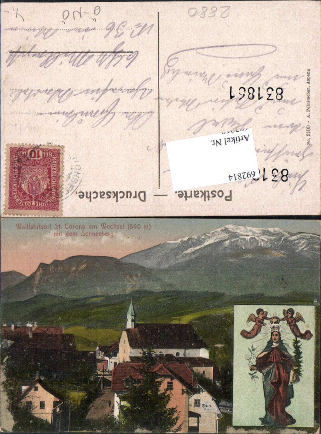 692814 St. Corona bei Kirchberg am Wechsel