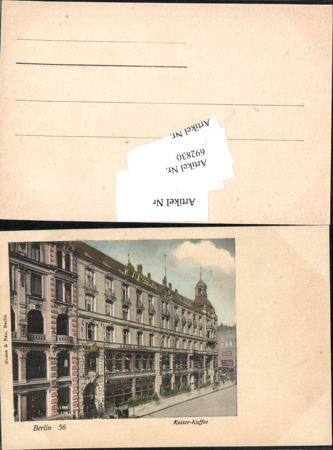 692830 Berlin Mitte Kaiser Kaffee