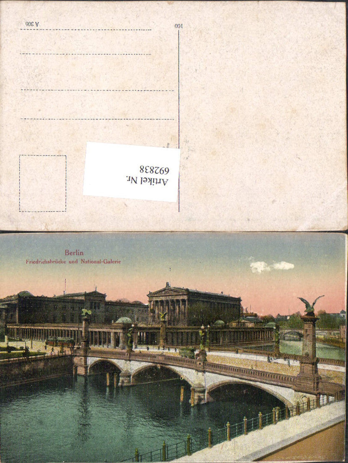 692838 Berlin National Galerie Brücke