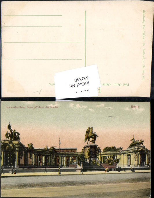 692840 Berlin Kaiser Wilhelm Denkmal