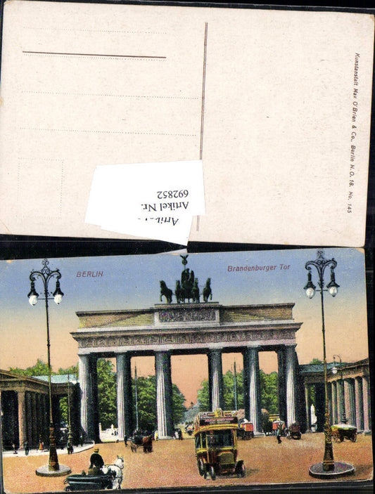 692852 Berlin Brandenburger Tor Autos